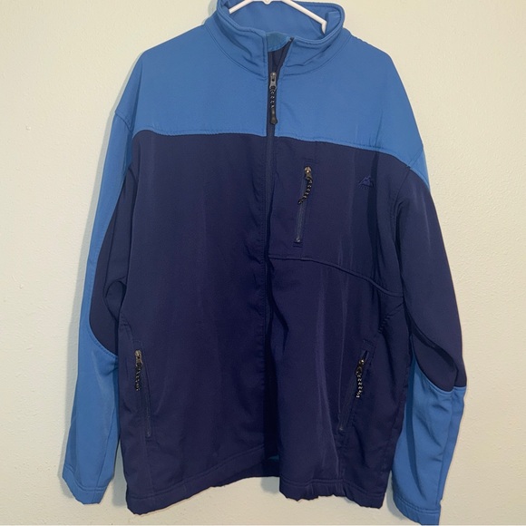 Snozu Men's Performance Jacket Softshell Weather Resistant Navy/blue  XXL - Picture 1 of 11